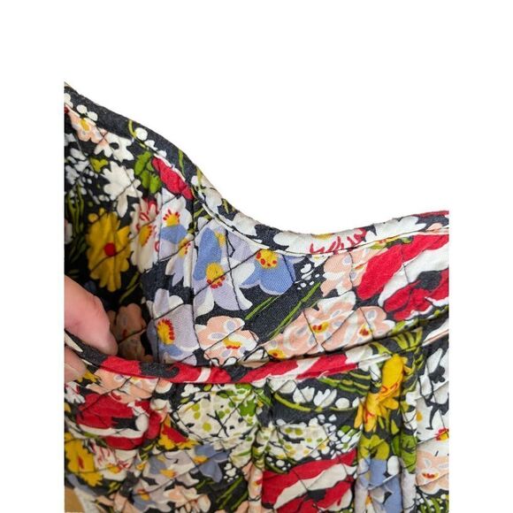 Vera Bradley large saddlebag magnetic floral handbag - Picture 9 of 10